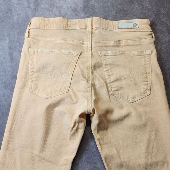 AG Adriano Women Jeans Peach  Size 26 Legging Ankle Super Skinny Ankle teen-ager - Picture 3 of 14